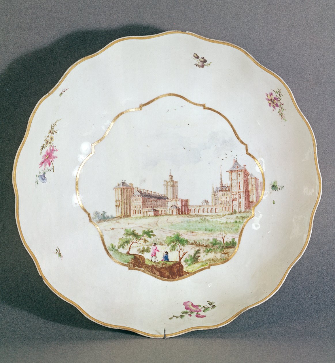 Piatto di Vincennes, c.1745 da French School