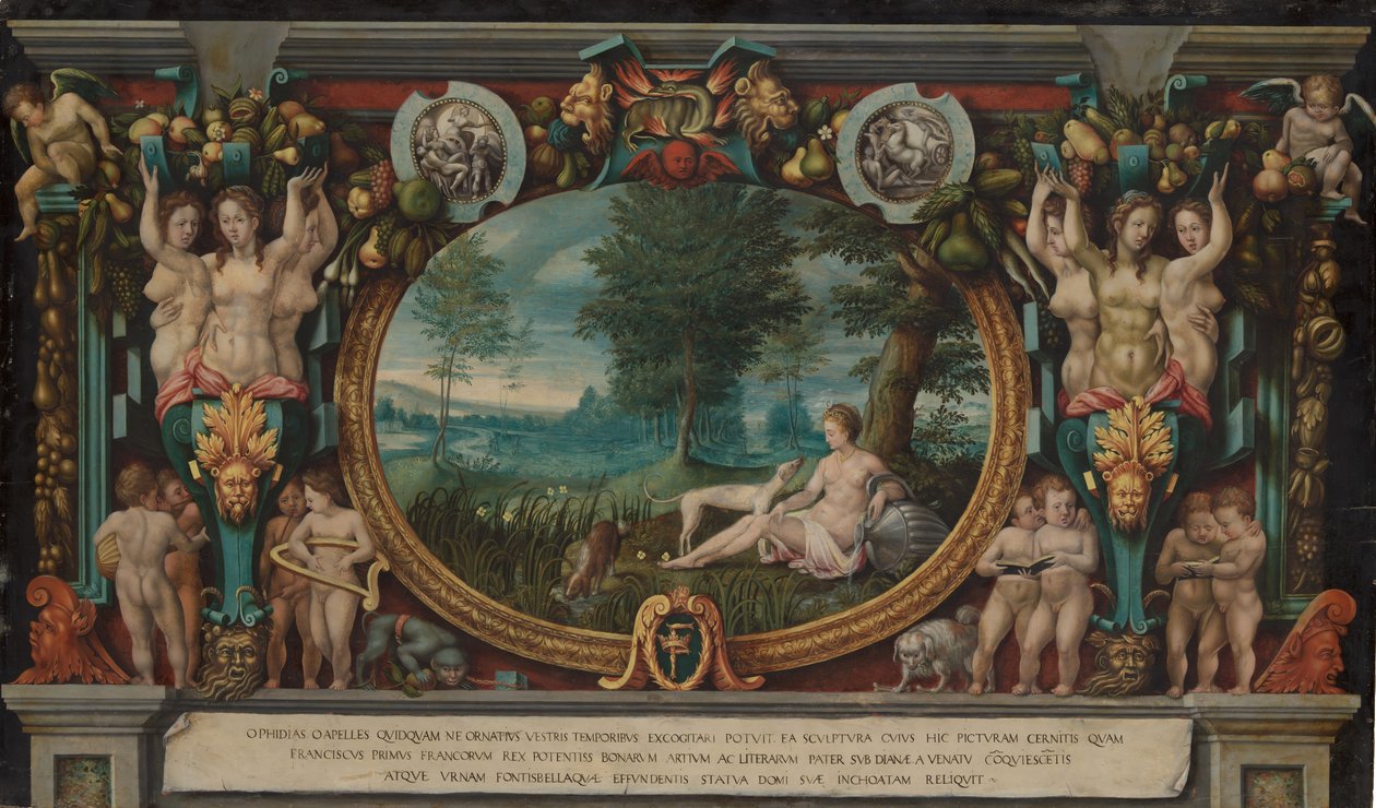 La ninfa di Fontainebleau da French