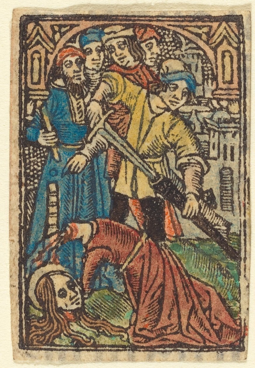 Decapitazione di Santa Caterina (?) da French 15th Century