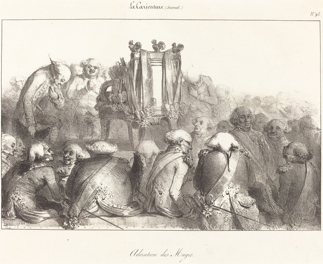 Adorazione dei Magi da French 19th Century