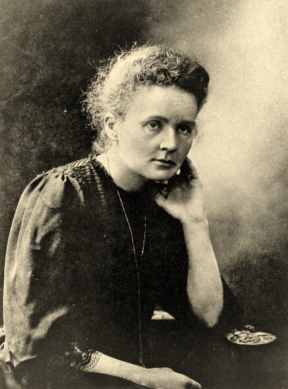 Ritratto di Marie Curie c.1901 da French Photographer