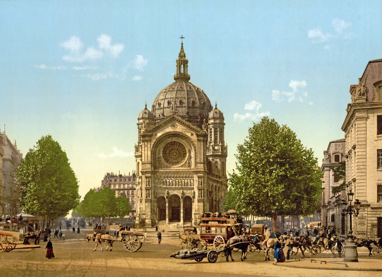 Saint-Augustin, Parigi, pub. c.1900 da French Photographer