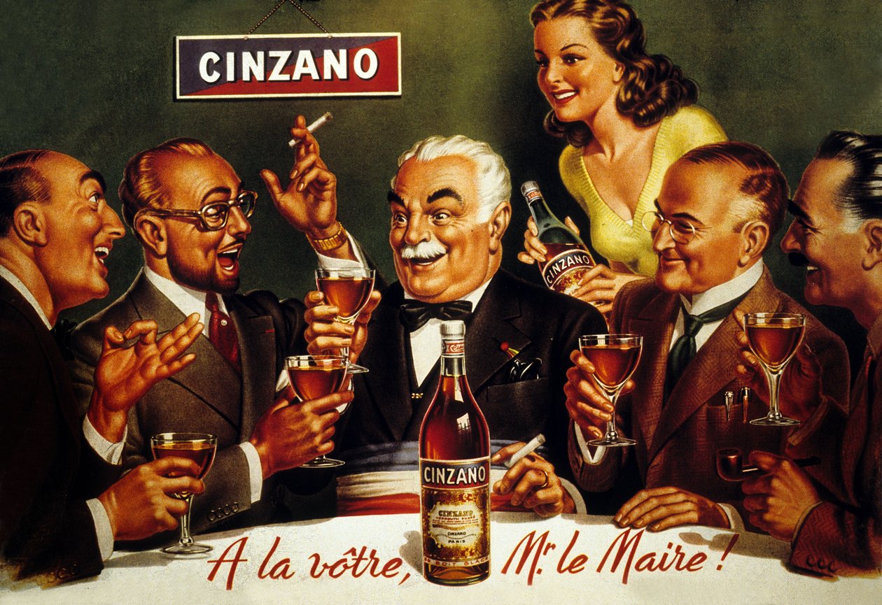 Pubblicità per Cinzano Blanc da French School