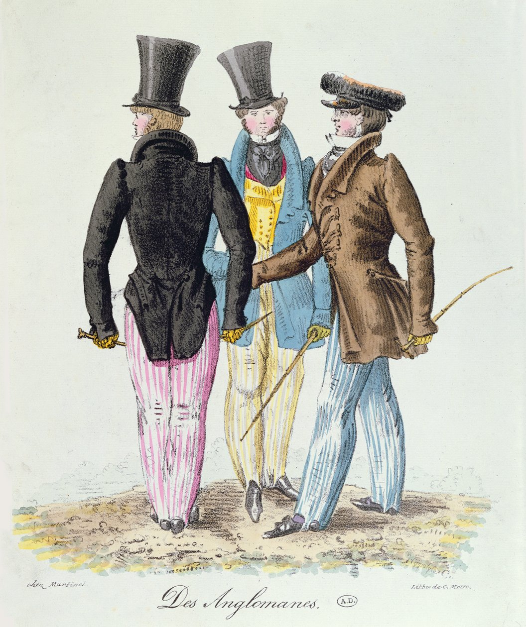 Anglomaniaci, c.1830 da French School