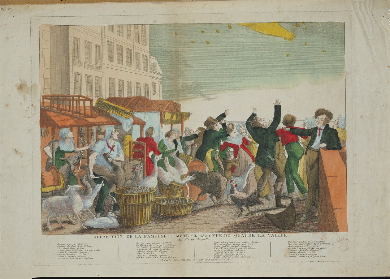 Apparizione della Grande Cometa nel 1811 da French School