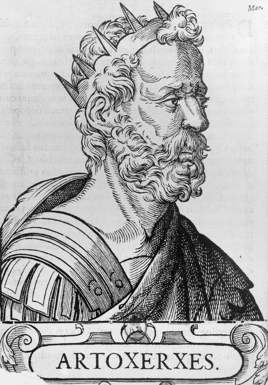 Artaserse II (c.404-358 a.C.) Re di Persia da French School