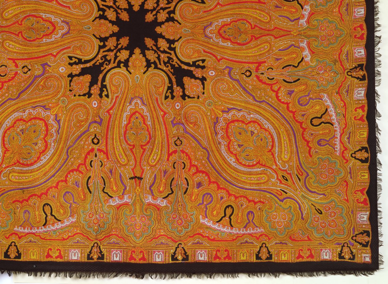 Sciarpa di cashmere, c.1870-80 da French School