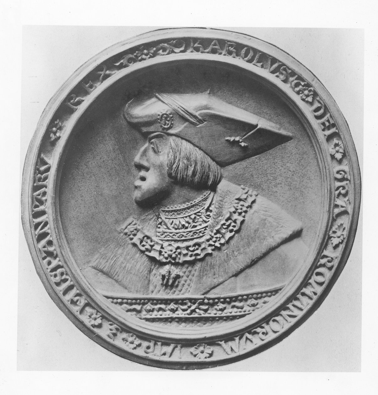 Carlo V, Sacro Romano Imperatore (legno) da French School