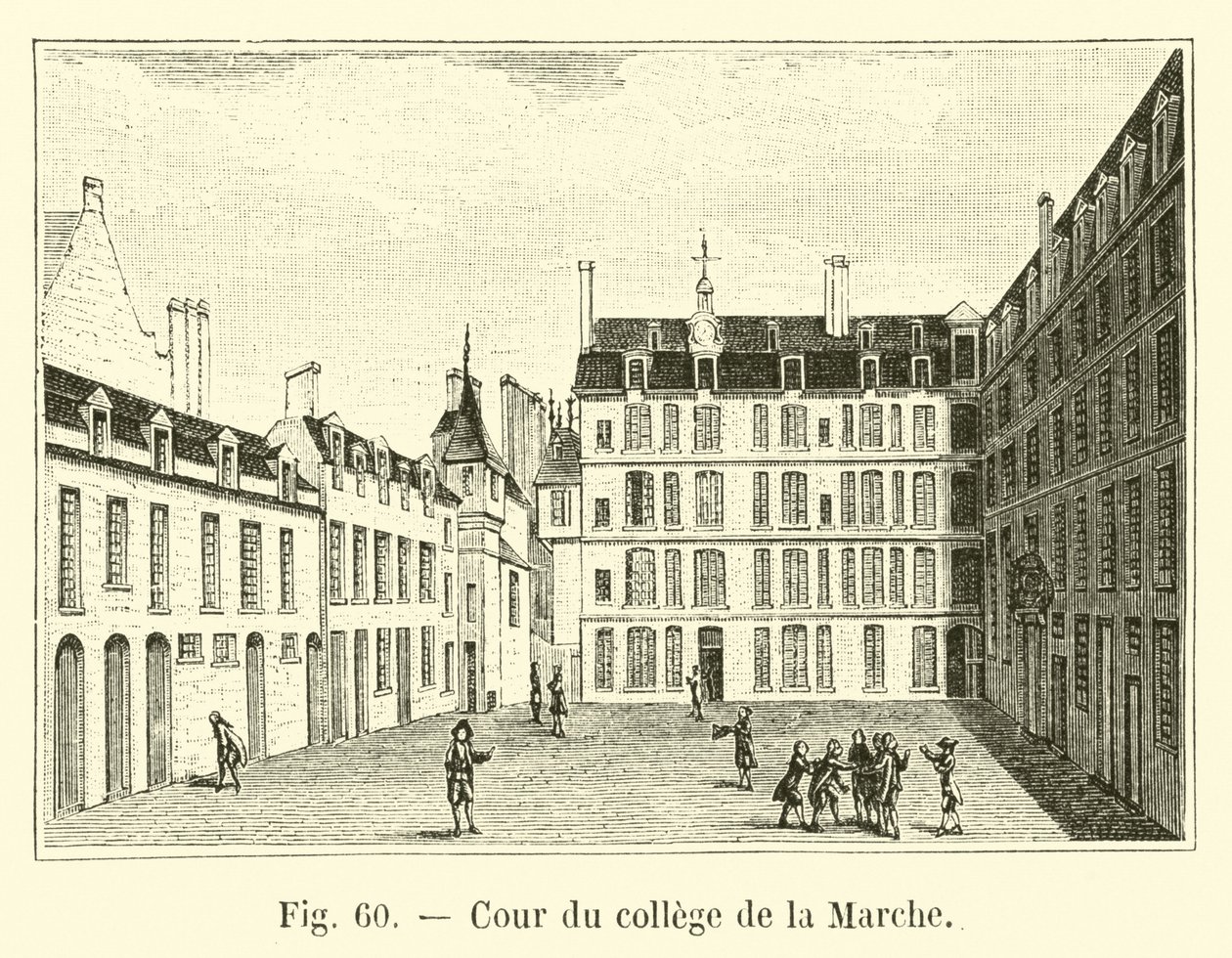 Cortile del collegio de la Marche da French School