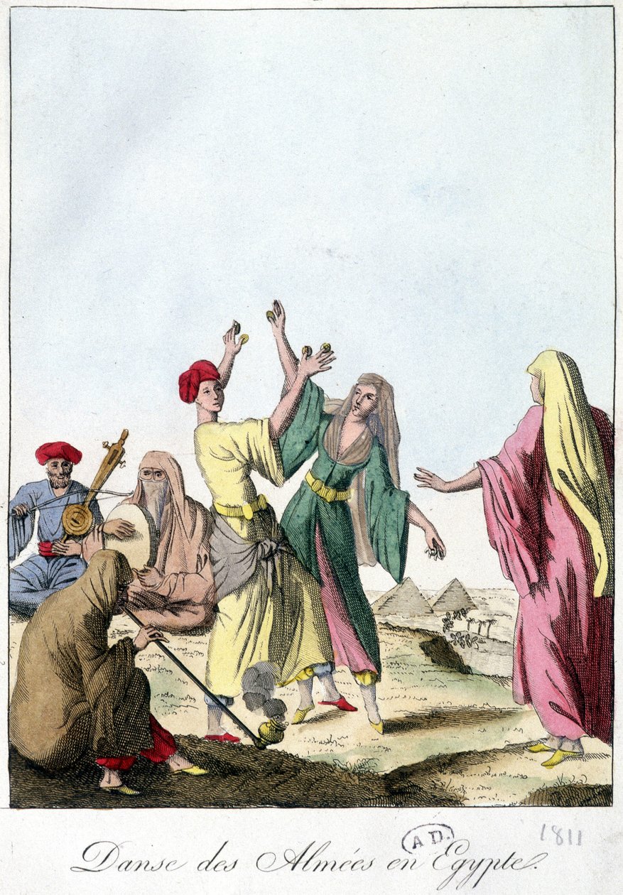 Danza delle Almies in Egitto. 1811. da French School