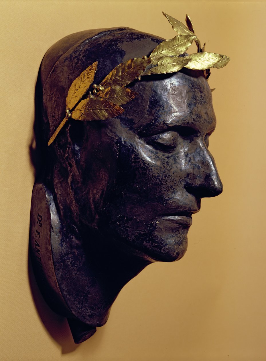 Maschera mortuaria di Napoleone Bonaparte (1769-1821) da French School