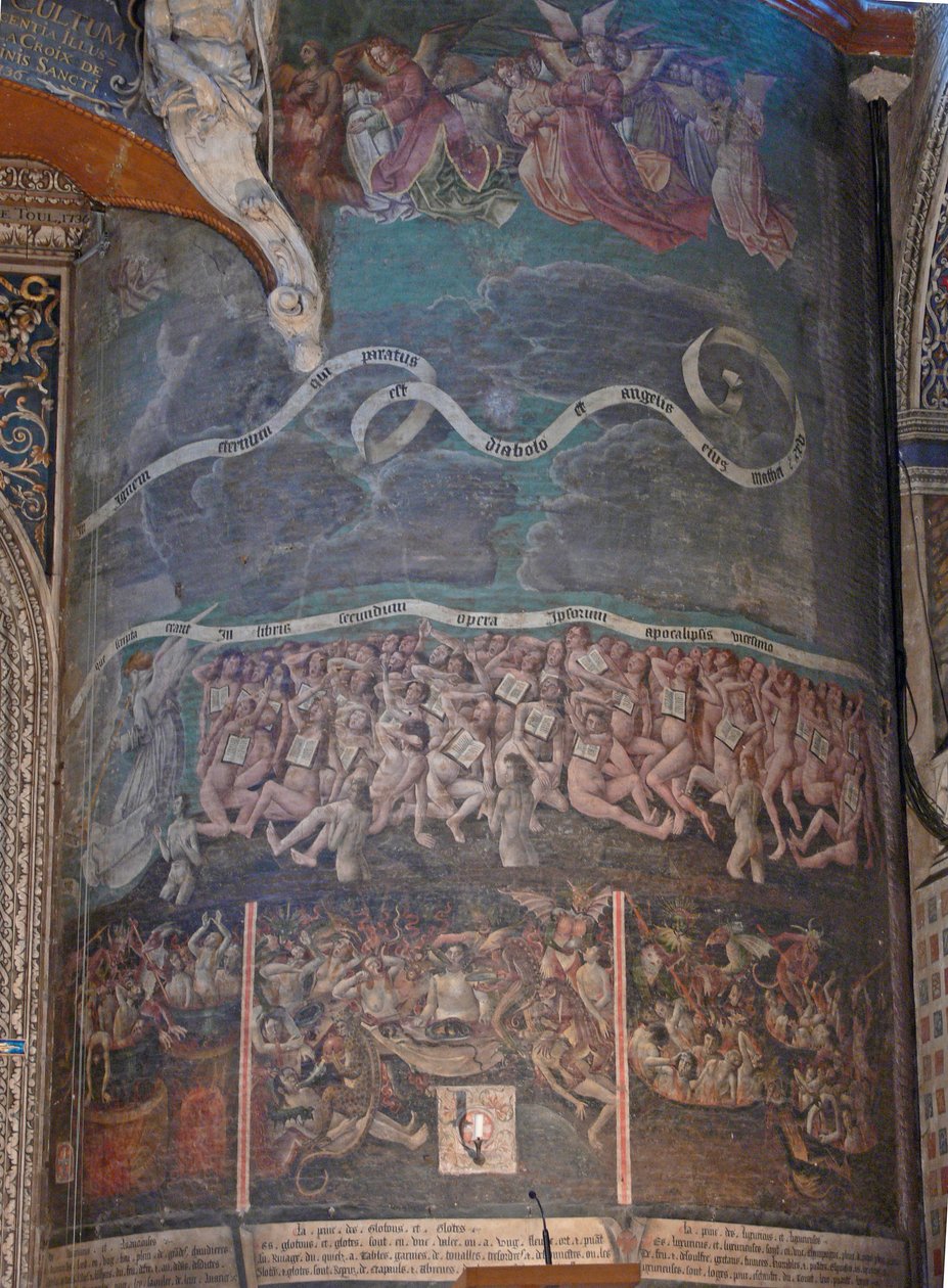 Parte del Giudizio Universale da French School