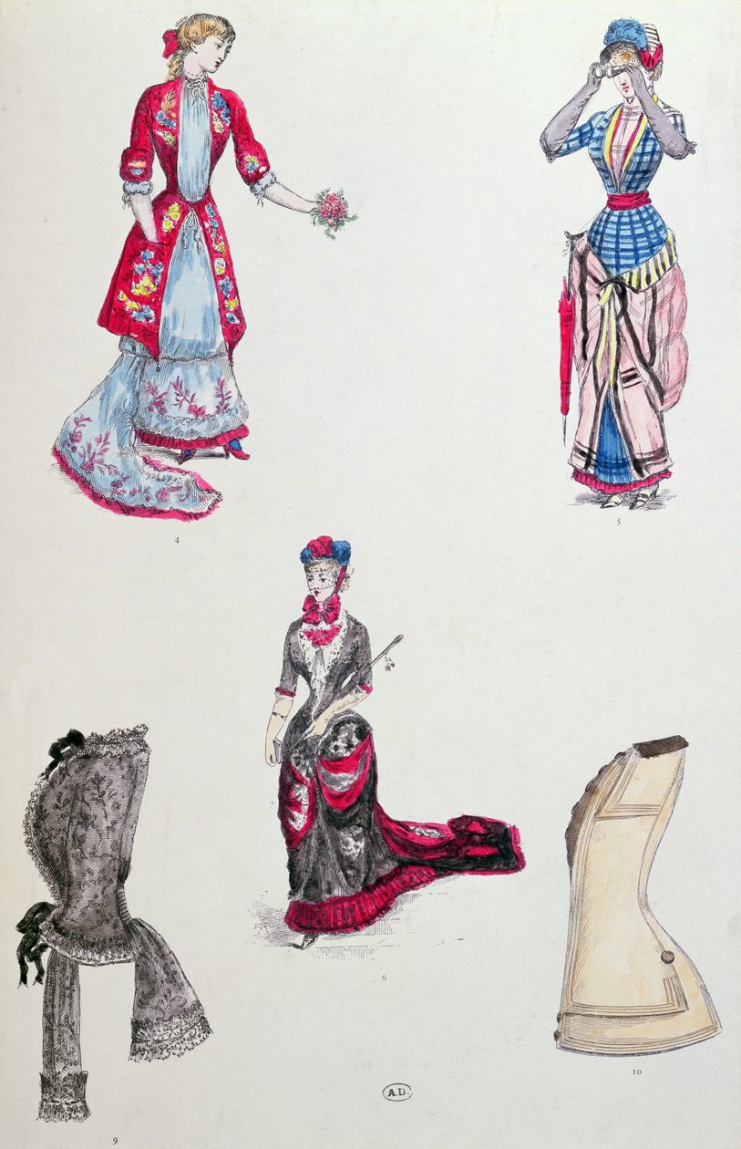 Moda nel 1880 da French School