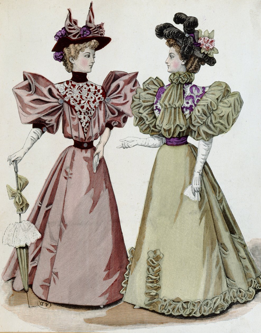 Moda francese, 1895 da French School