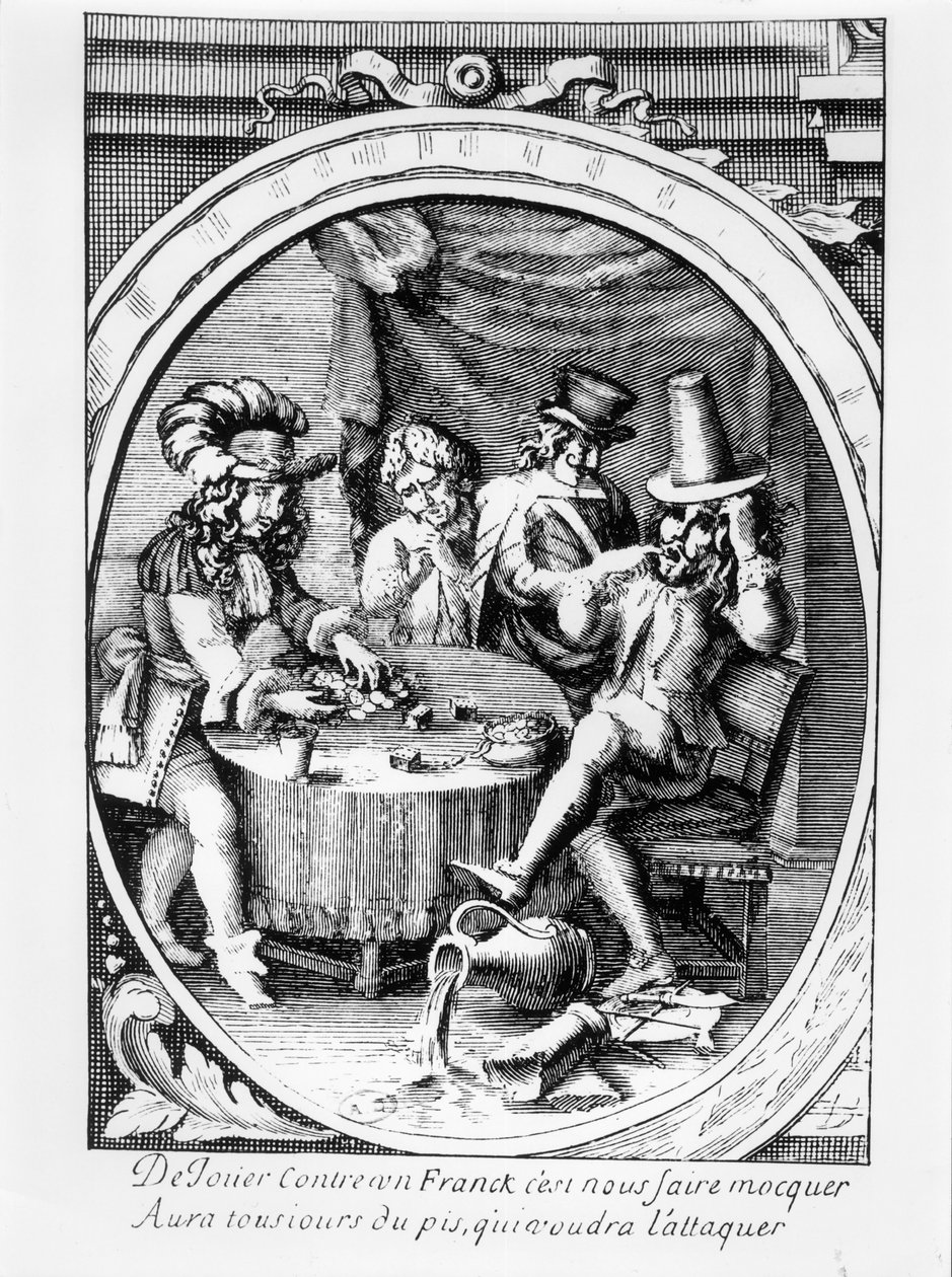 Gioco dei dadi, seconda metà del XVII secolo da French School