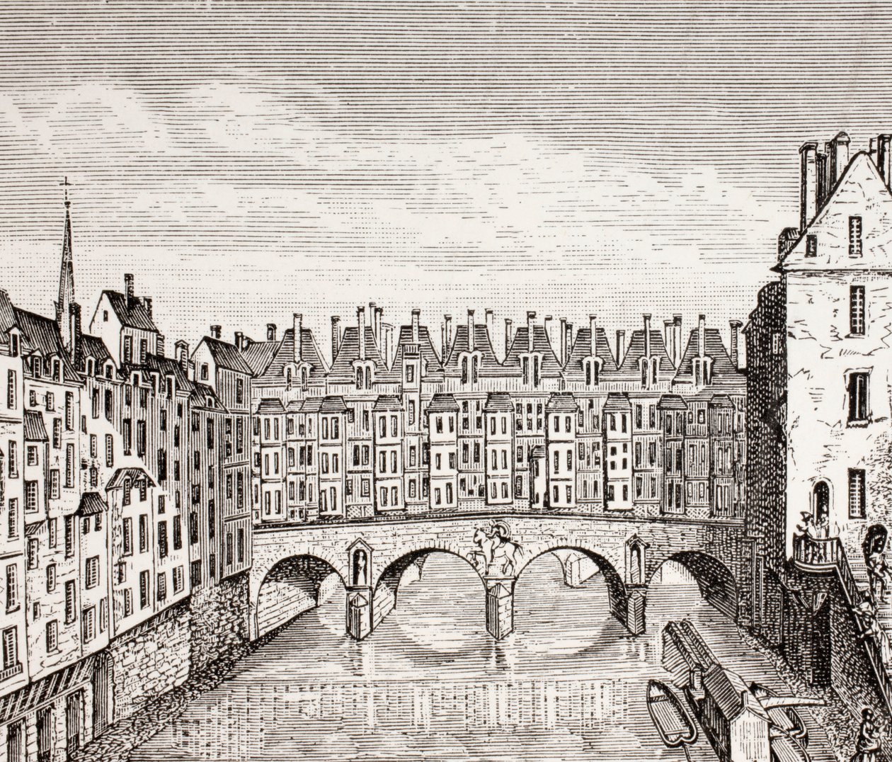 Case sul Ponte Saint-Michel, Parigi da French School