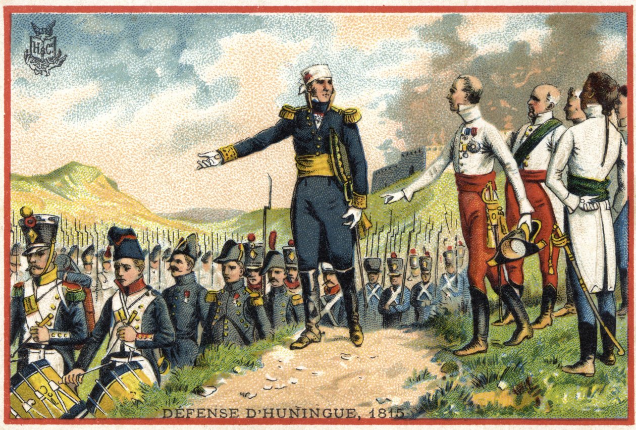 Difesa di Huningue nel 1815 da French School