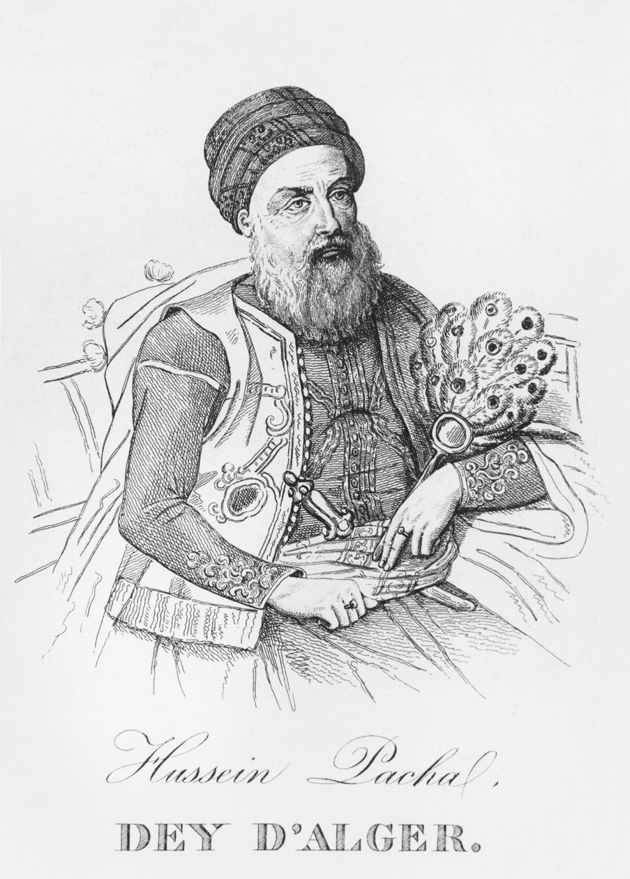 Hussein Pacha, Dey di Algeri, c.1830-40 da French School