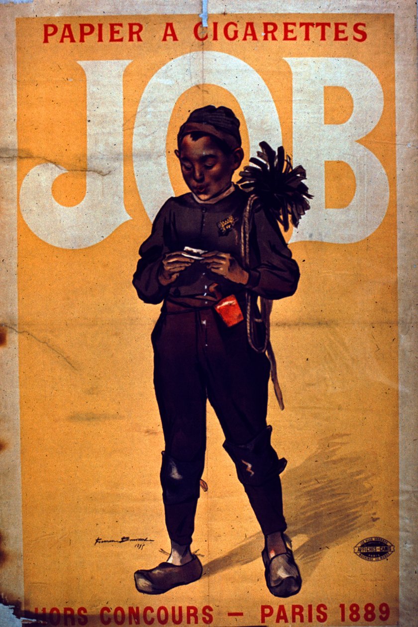 Carta da sigarette Job, 1895 da French School