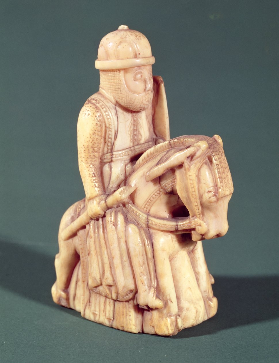 Cavaliere da un set di scacchi da French School