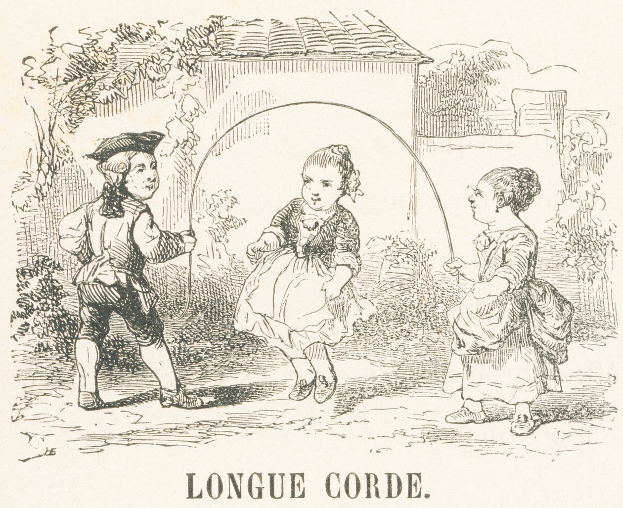 L: corda lunga da French School