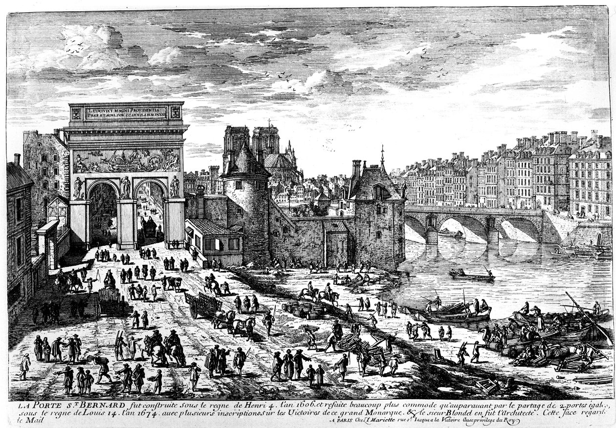 La Porte Saint Bernard, Parigi da French School