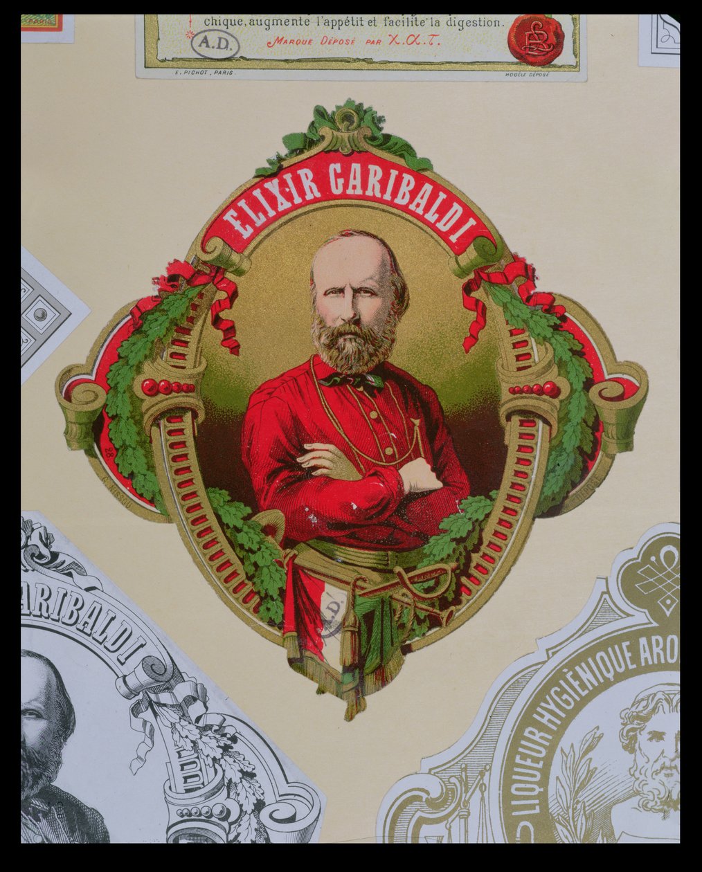 Etichetta per Elixir Garibaldi da French School