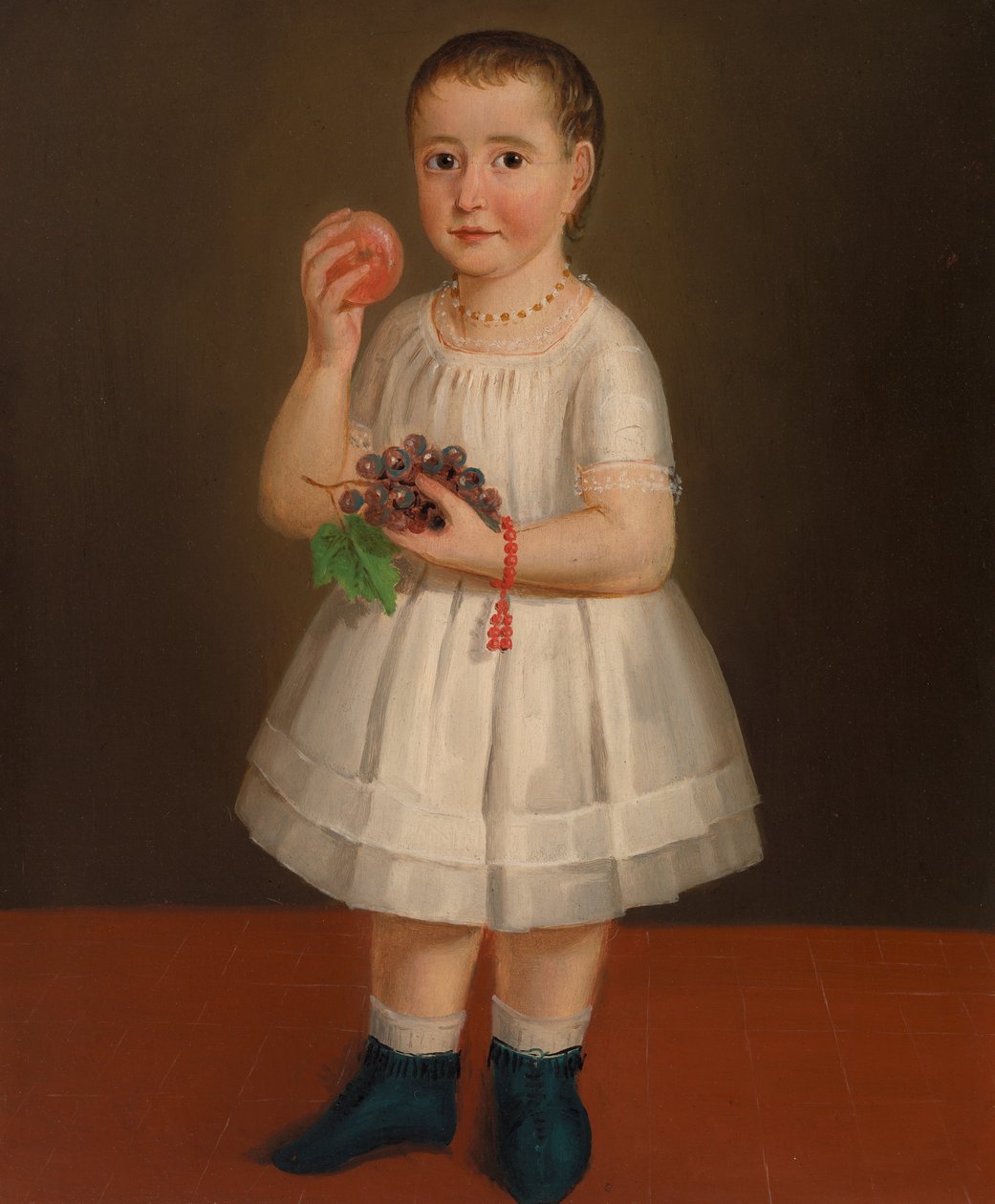 Bambina con Frutta, c.1840 da French School
