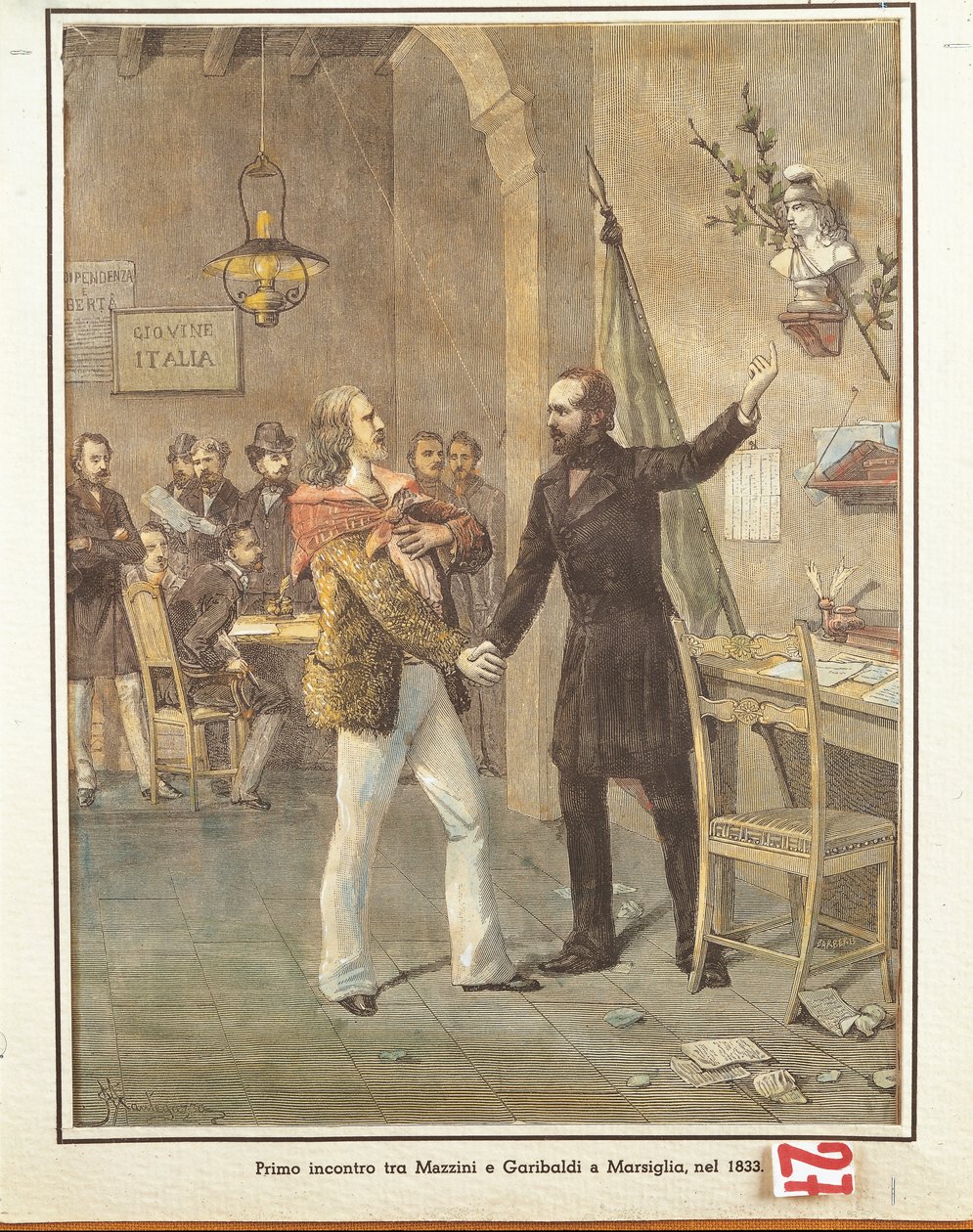 Mazzini e Garibaldi si incontrano a Marsiglia da French School