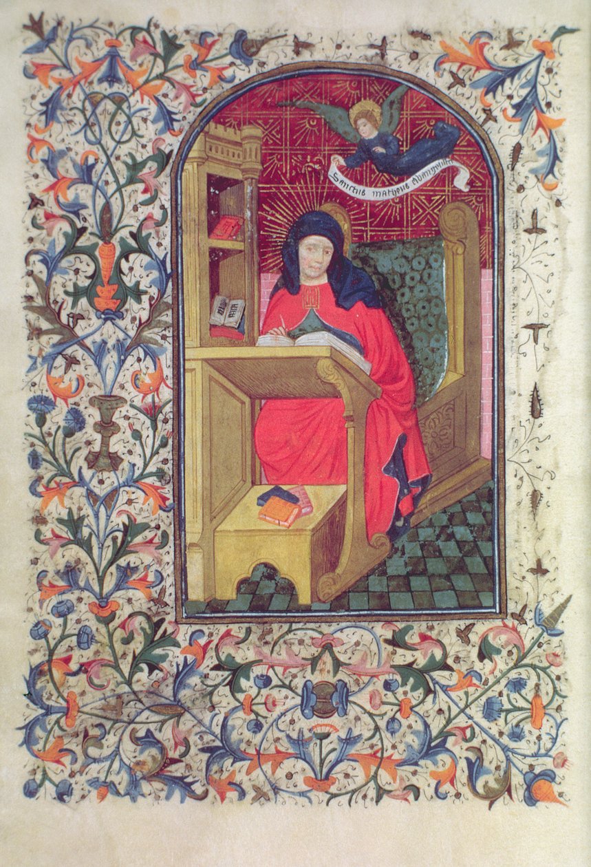 Ms Gen 288 f.266v Studioso, c.1460 da French School