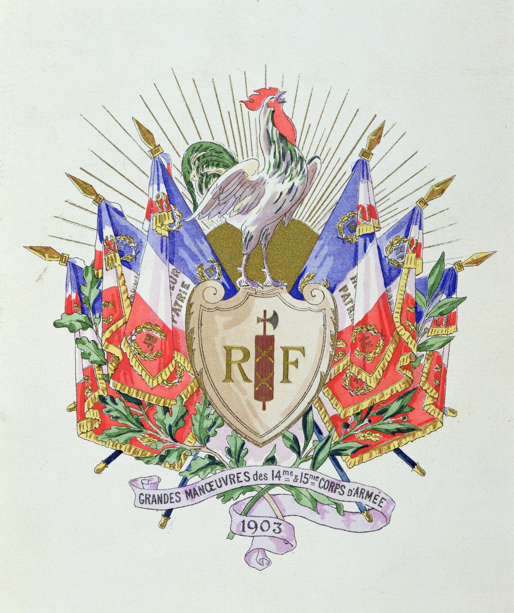 Simbolo nazionale della Repubblica Francese, 1903 da French School
