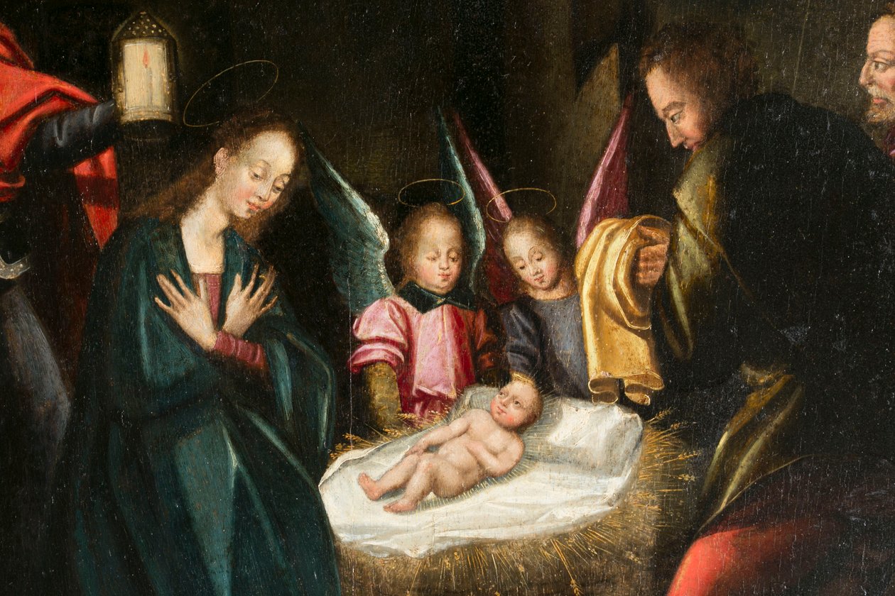 Natività. Trittico di Aubery da French School