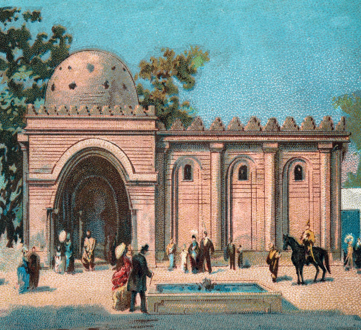 Parigi. Esposizione Universale del 1889: Padiglione Persiano. da French School