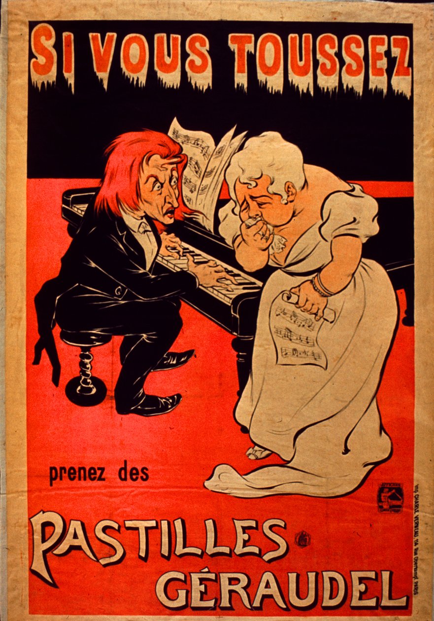 Poster Pastilles Géraudel da French School