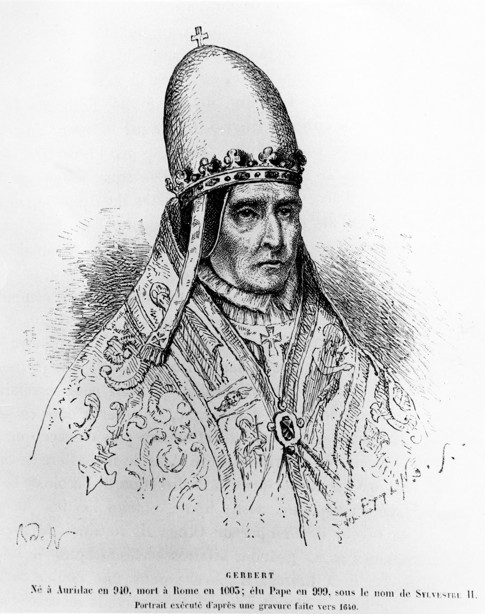 Papa Silvestro II da French School