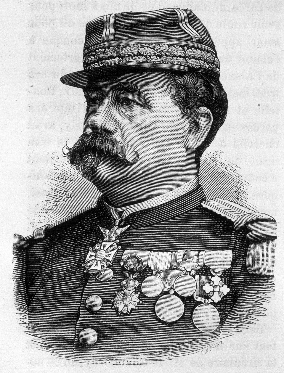 Ritratto del generale Carré de Bellemarre. da French School