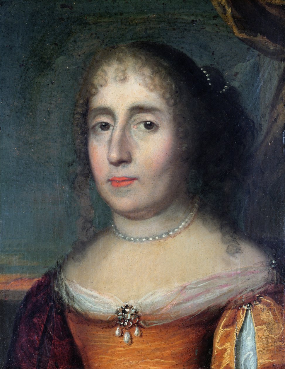 Ritratto di Madame de Scudery da French School