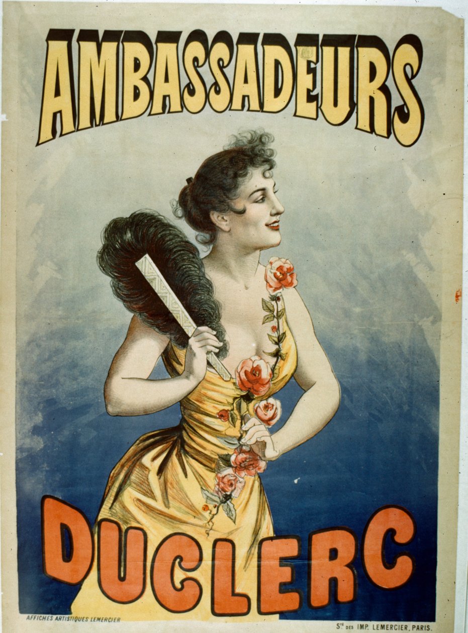 Poster pubblicitario per Duclerc a Les Ambassadeurs da French School