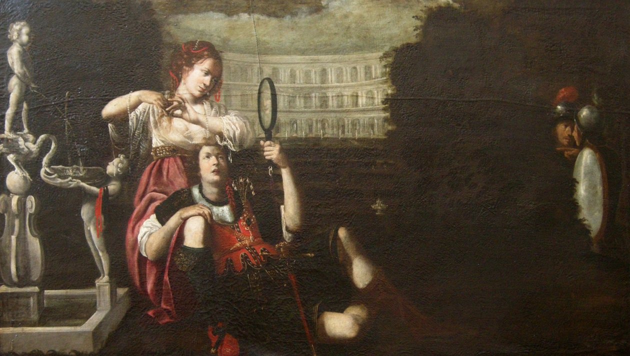 Rinaldo nel giardino di Armida da French School