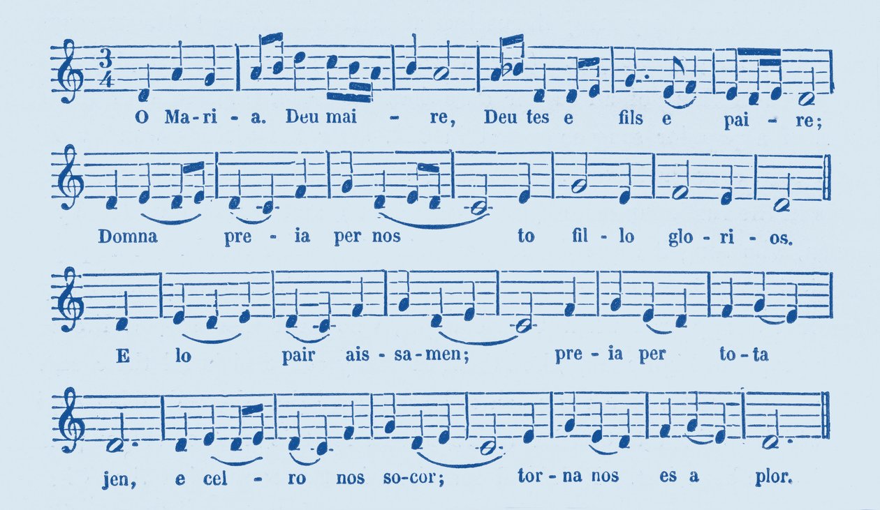 Canto delle crociate da French School