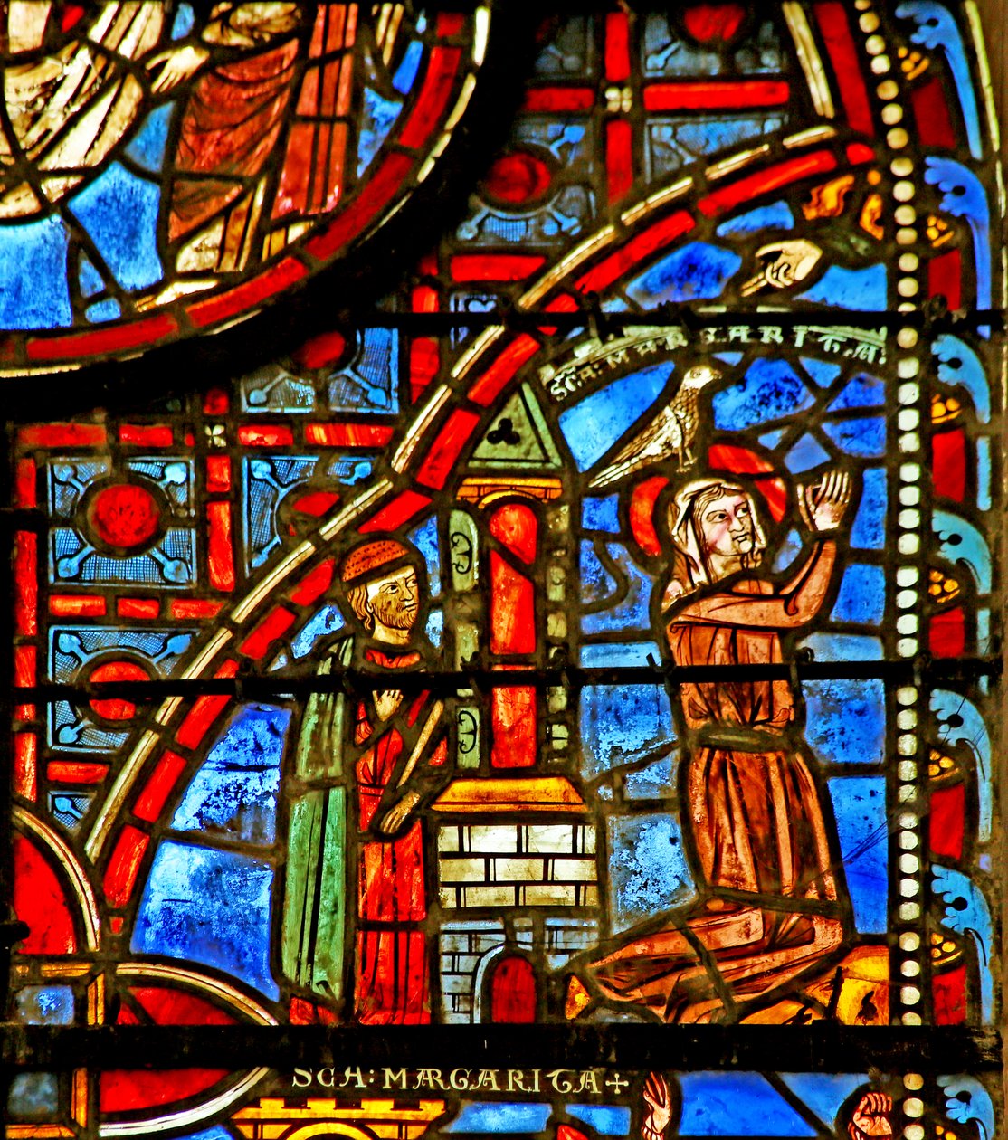 Santa Margherita in preghiera da French School