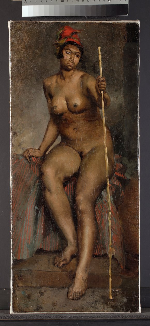 Studio di una donna mulatta, 1820-25 da French School