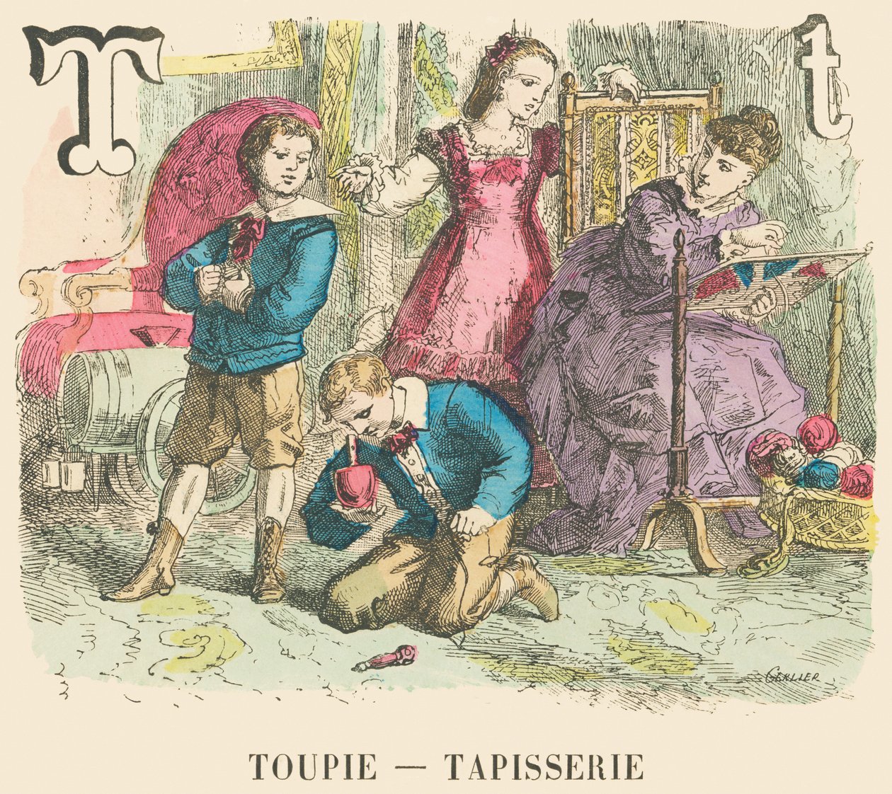 Trottola — Arazzo da French School