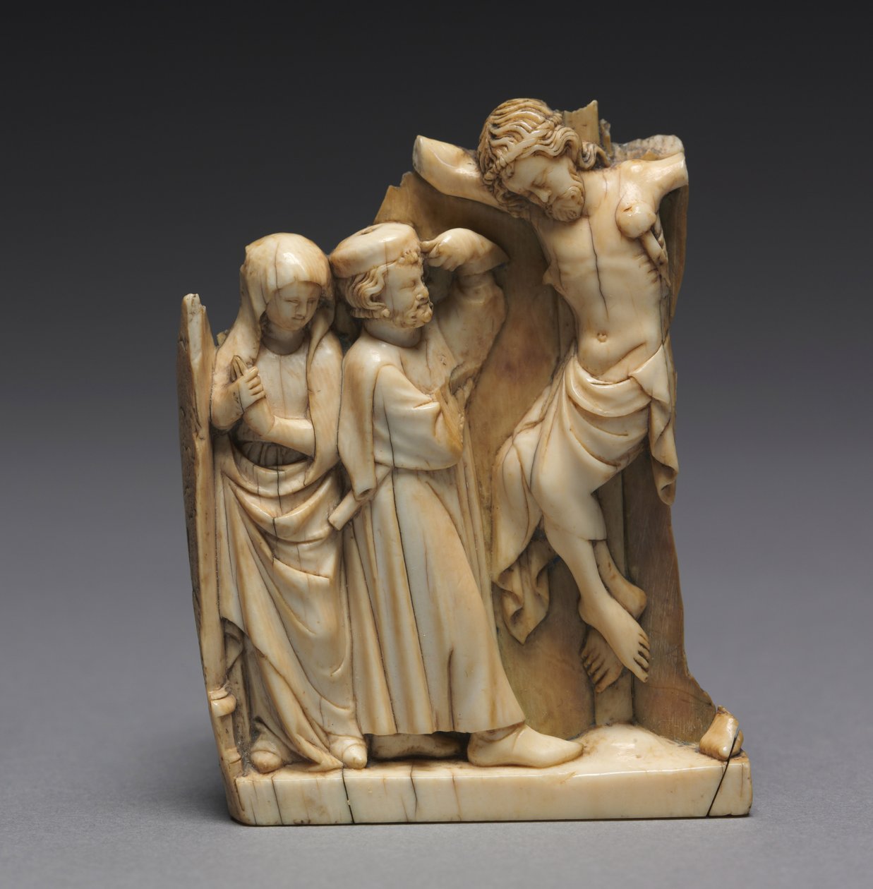 La Crocifissione, c.1290-1320 da French School