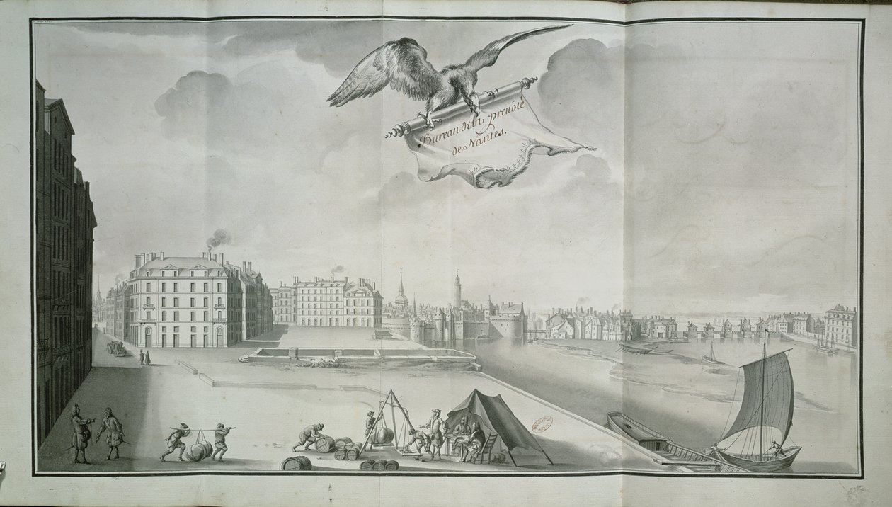 La Gabelle, Nantes, nel 1723 da French School