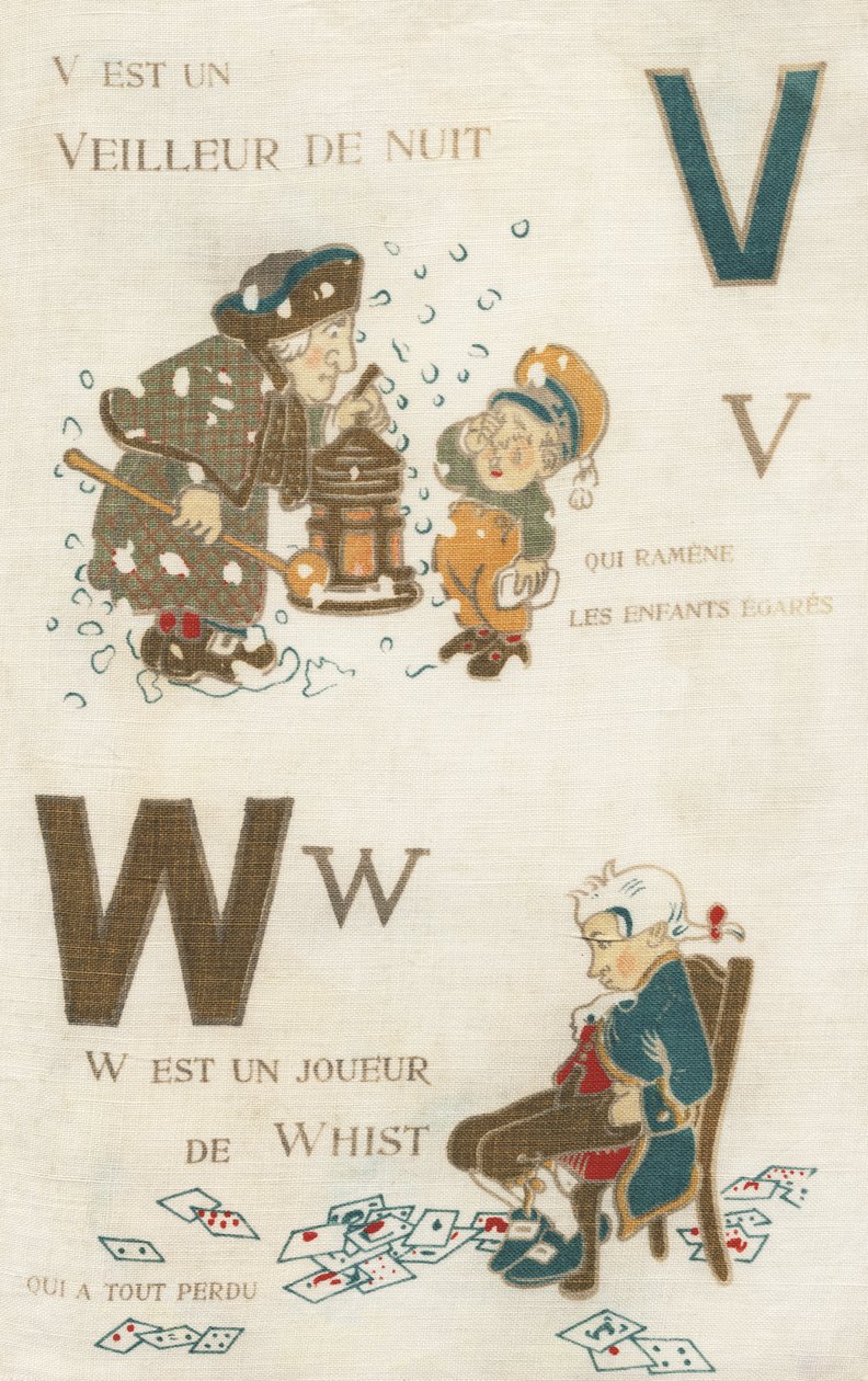 Guardiano notturno e giocatore di Whist da French School