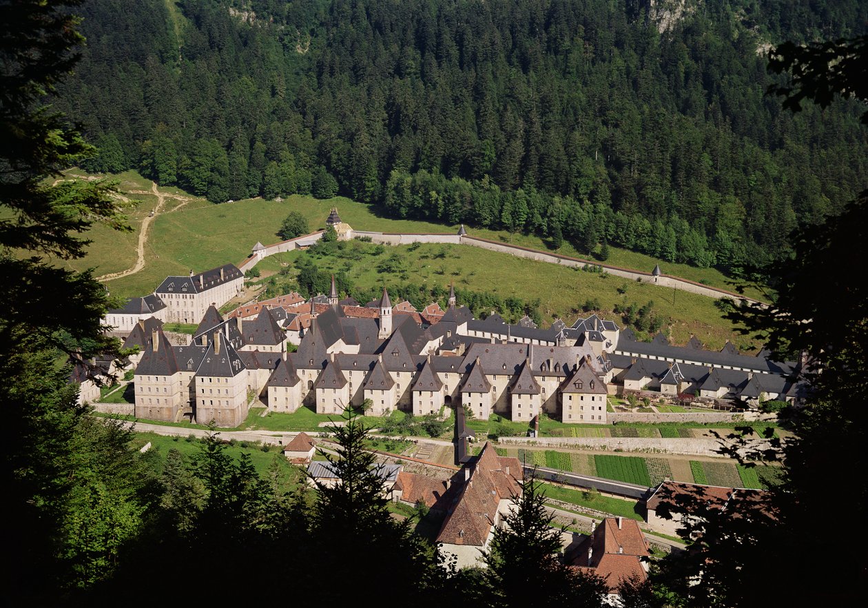 Veduta del complesso monastico da French School