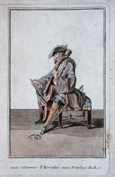 Violoncello, c.1700 da French School