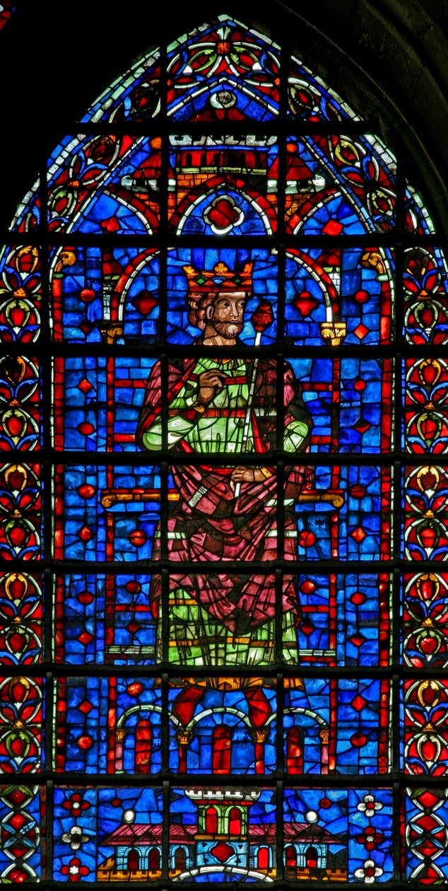 Un re (figura superiore) da French School