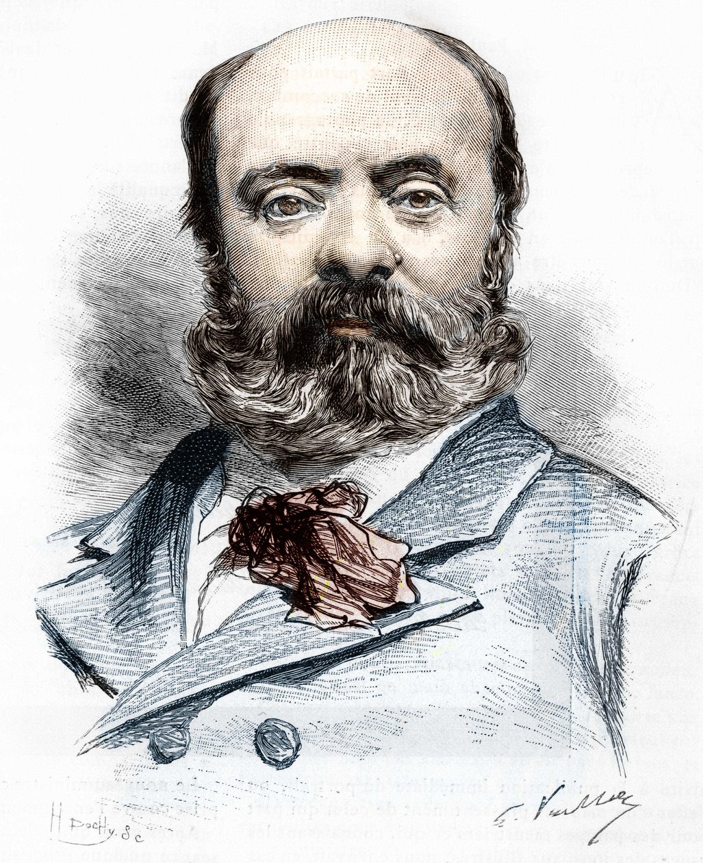 Ritratto di Théodore Aubanel da French School